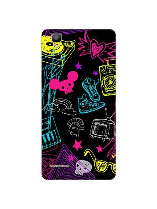 edesignhub designer silicone back cover for oppo f1 - 10226825 - Very Small Image - 1