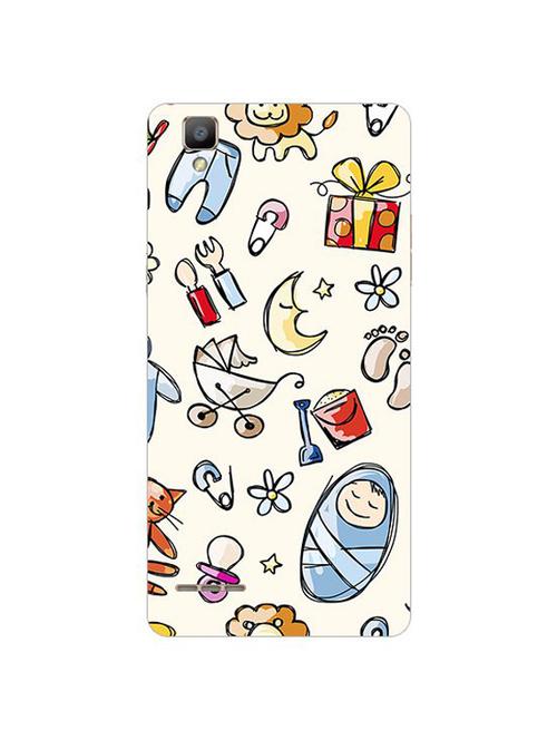 edesignhub designer silicone back cover for oppo f1 - 10226845 - Very Small Image - 1