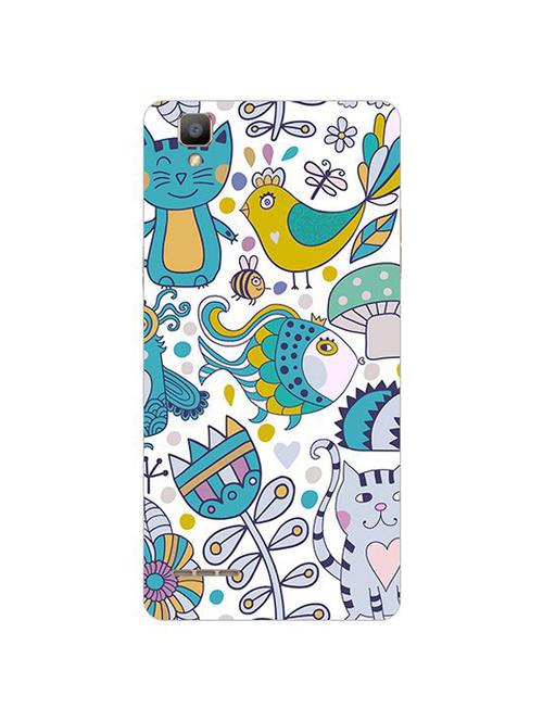edesignhub designer silicone back cover for oppo f1 - 10226855 - Very Small Image - 1