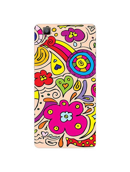 edesignhub designer silicone back cover for oppo f1 - 10226924 - Very Small Image - 1