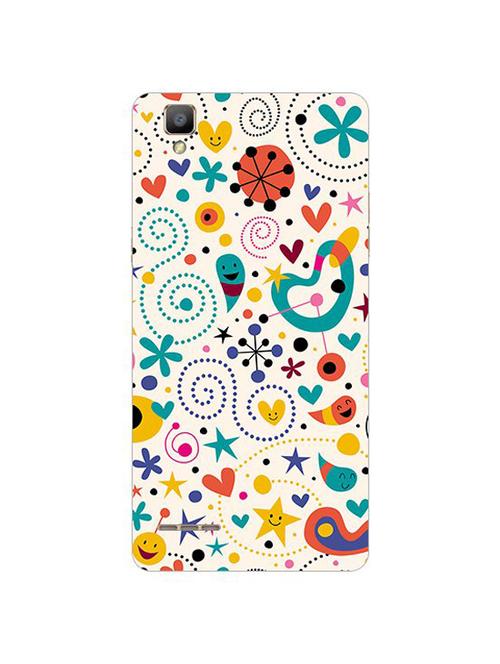 edesignhub designer silicone back cover for oppo f1 - 10226946 - Very Small Image - 1