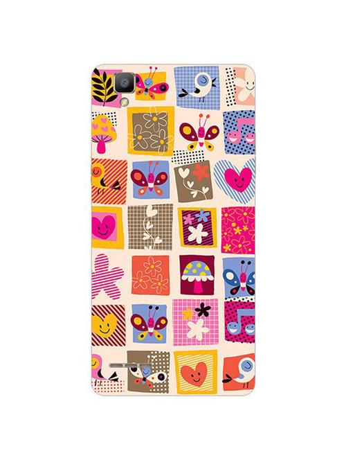 edesignhub designer silicone back cover for oppo f1 - 10226956 - Very Small Image - 1