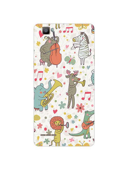 edesignhub designer silicone back cover for oppo f1 - 10226964 - Very Small Image - 1