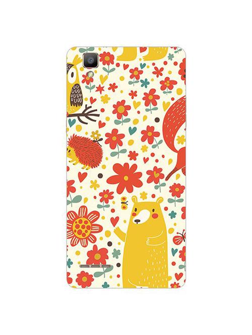 edesignhub designer silicone back cover for oppo f1 - 10226972 - Very Small Image - 1