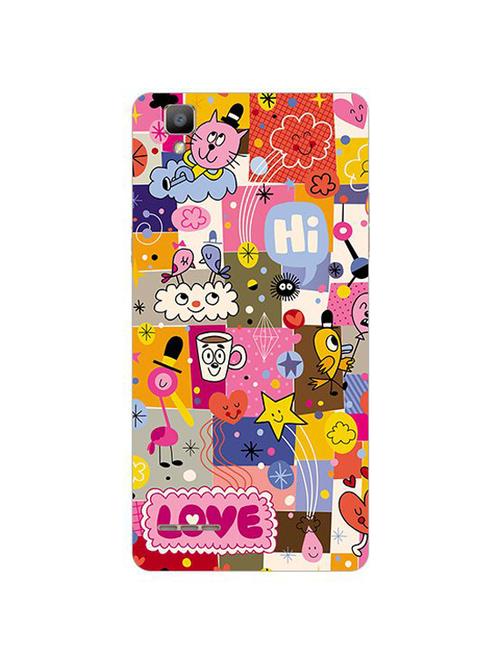 edesignhub designer silicone back cover for oppo f1 - 10226979 - Very Small Image - 1