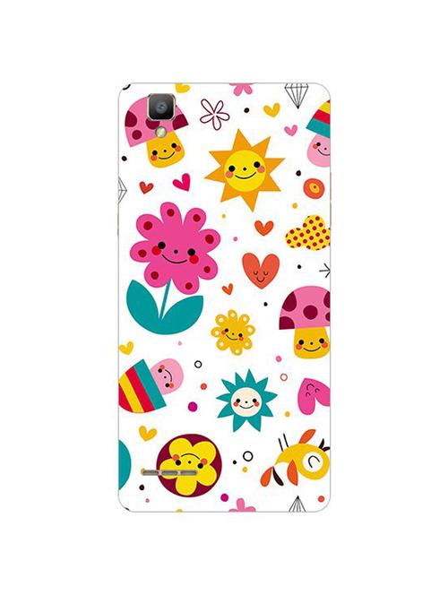 edesignhub designer silicone back cover for oppo f1 - 10226990 - Very Small Image - 1