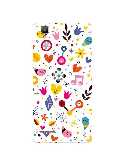 edesignhub designer silicone back cover for oppo f1 - 10226992 - Very Small Image - 1