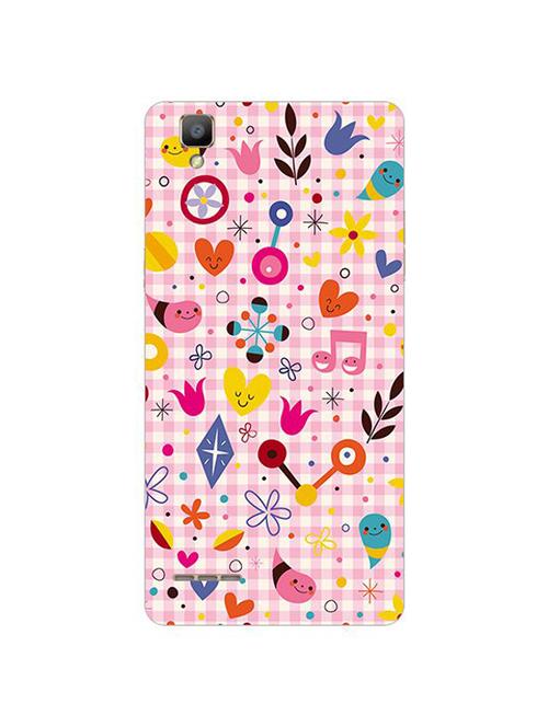 edesignhub designer silicone back cover for oppo f1 - 10226994 - Very Small Image - 1