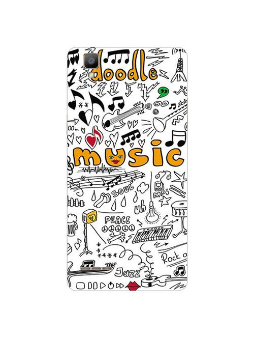 edesignhub designer silicone back cover for oppo f1 - 10227016 - Very Small Image - 1