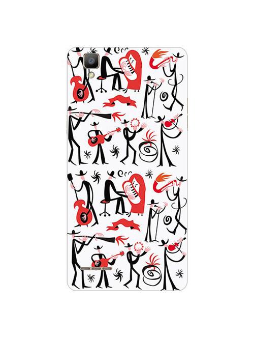 edesignhub designer silicone back cover for oppo f1 - 10227042 - Very Small Image - 1
