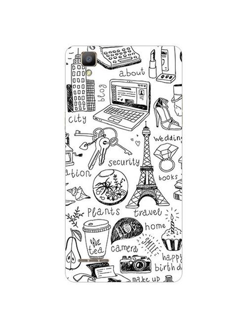 edesignhub designer silicone back cover for oppo f1 - 10227043 - Very Small Image - 1
