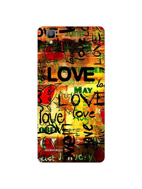 edesignhub designer silicone back cover for oppo f1 - 10227292 - Very Small Image - 1