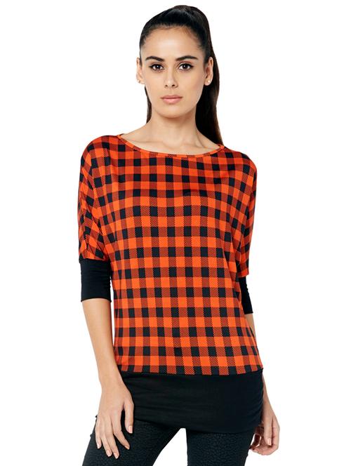 orange polyester top - 10228903 - Very Small Image - 1