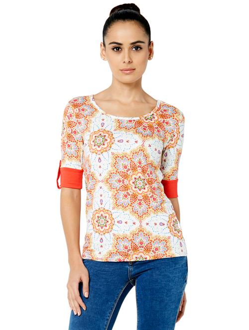 orange polyester top - 10228914 - Very Small Image - 1