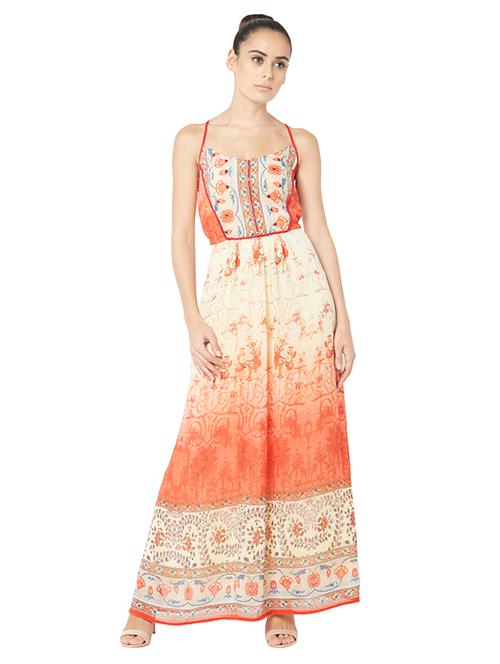multicolor polyester dress - 10228921 - Very Small Image - 1