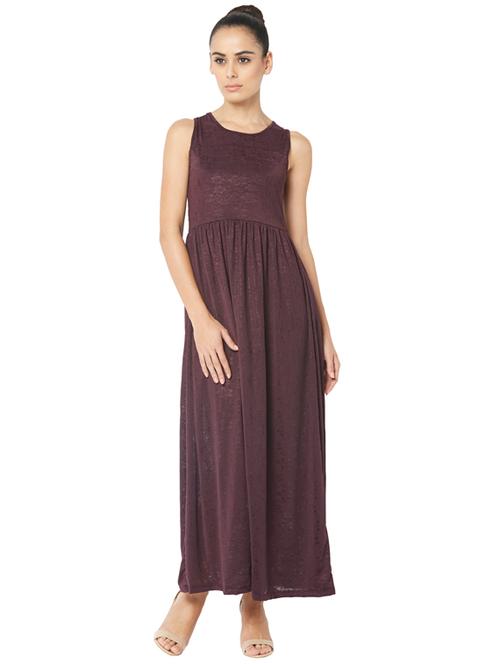 maroon polyester dress - 10228923 - Very Small Image - 1