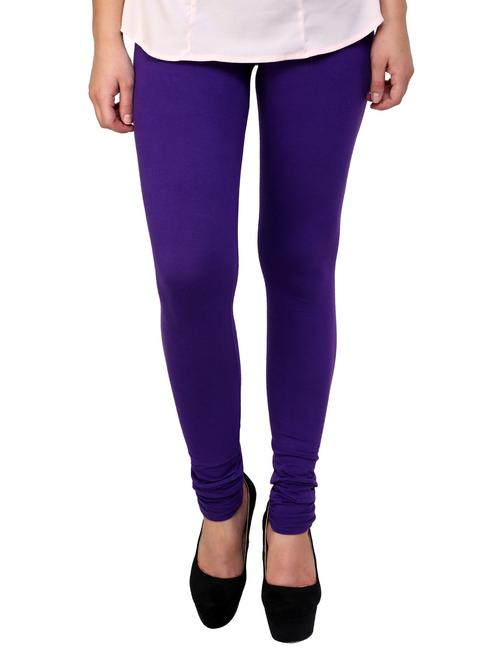 purple cotton leggings - 10229425 - Very Small Image - 1