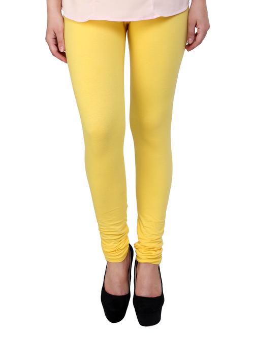 yellow cotton leggings - 10229434 - Very Small Image - 1