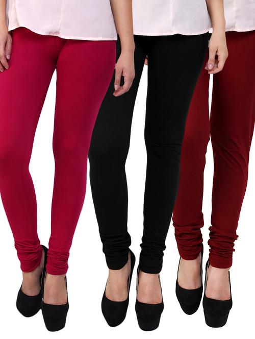 multi colored cotton leggings - 10229459 - Very Small Image - 1