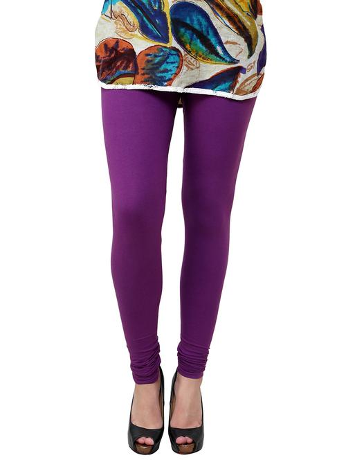 purple cotton leggings - 10229512 - Very Small Image - 1