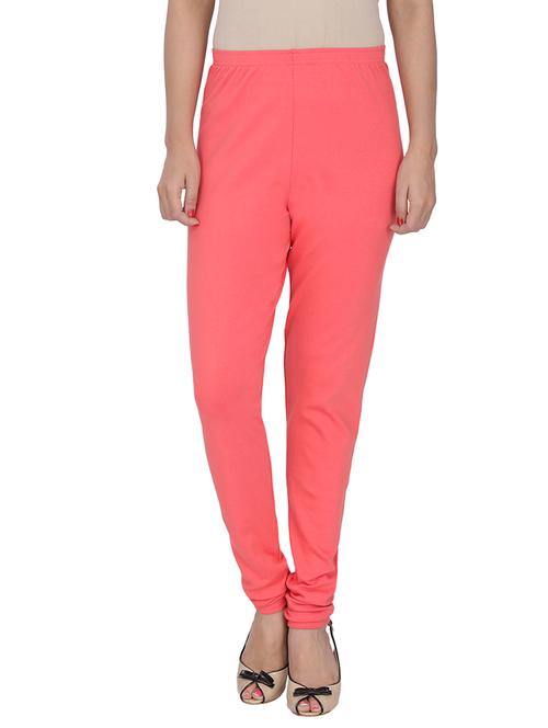pink cotton leggings - 10229581 - Very Small Image - 1