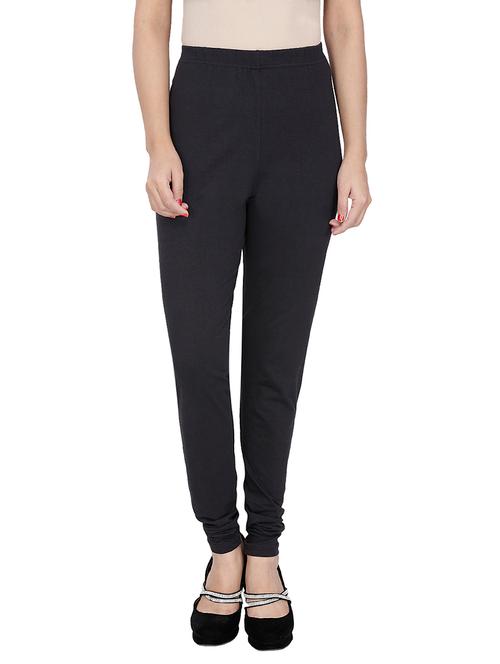 black cotton leggings - 10229588 - Very Small Image - 1