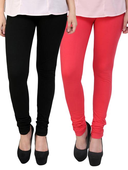 pink cotton leggings - 10229668 - Very Small Image - 1