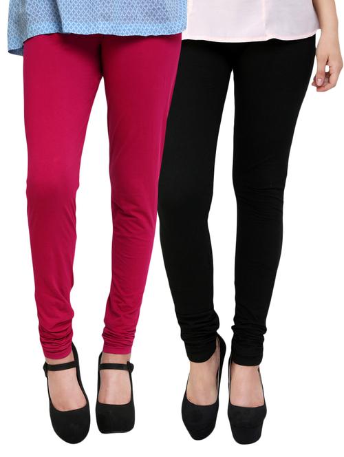 pink cotton leggings - 10229669 - Very Small Image - 1