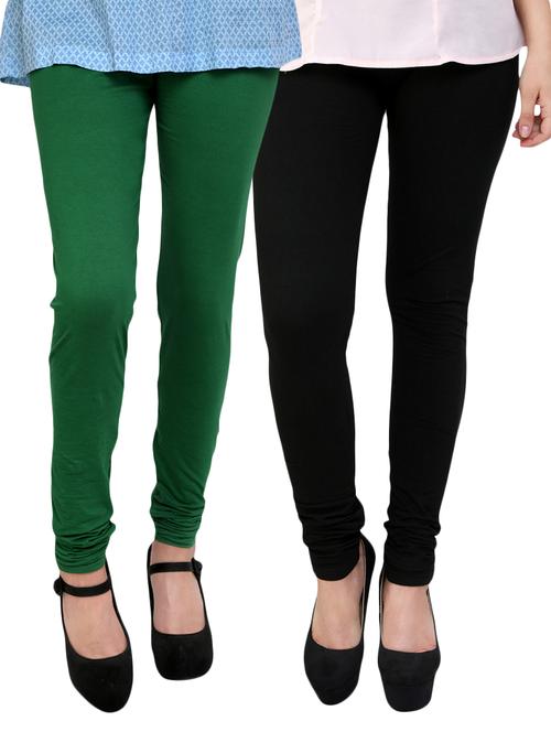 green cotton leggings - 10229681 - Very Small Image - 1