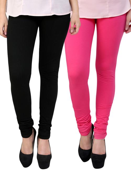 pink cotton leggings - 10229682 - Very Small Image - 1