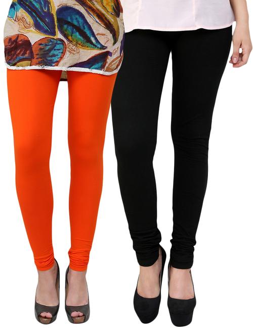 orange cotton leggings - 10229710 - Very Small Image - 1
