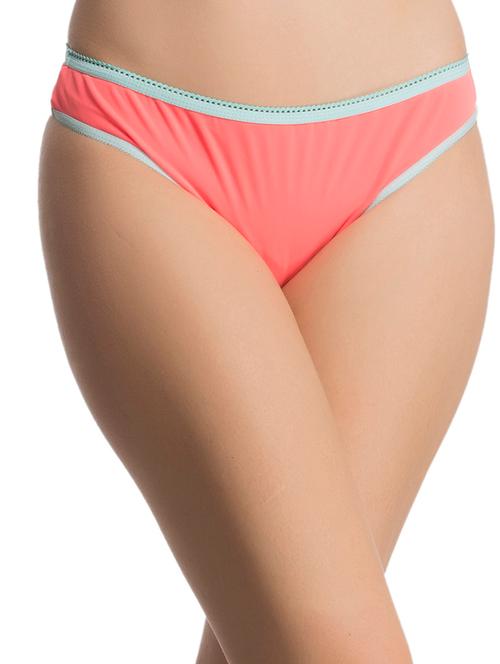 orange polyester blend panty - 10233154 - Very Small Image - 1