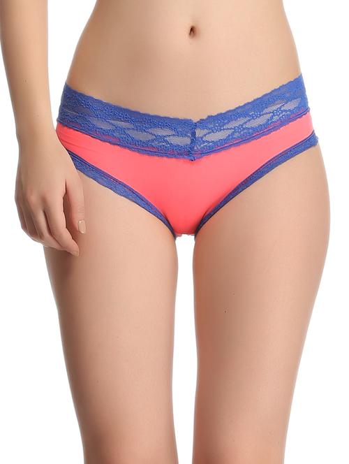 pink polyester blend panty - 10233267 - Very Small Image - 1