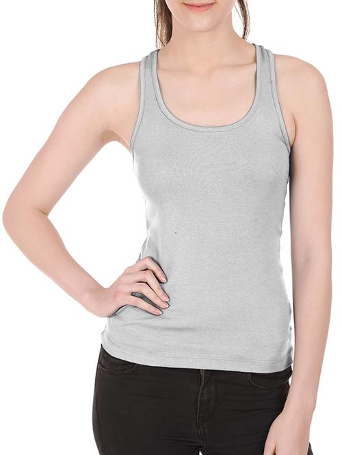 friskers grey cotton tank top - 10233584 - Very Small Image - 1