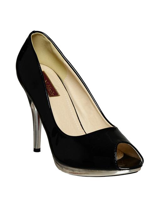 black patent leather sandals - 10241697 - Very Small Image - 1
