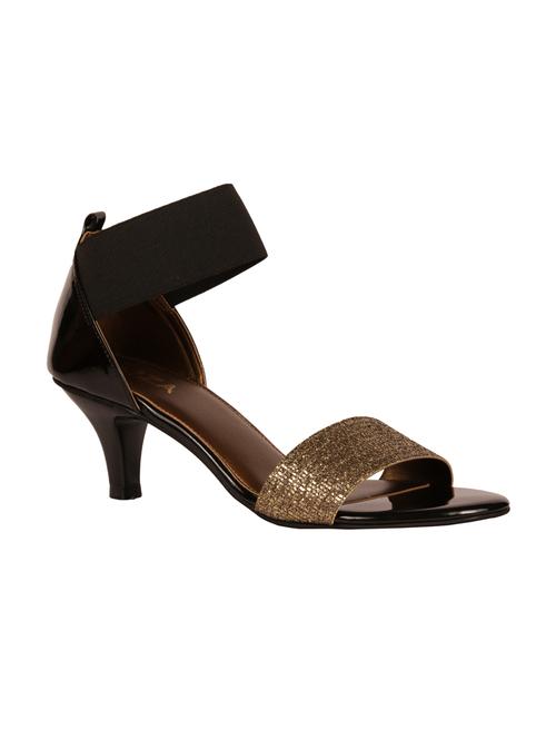 gold closed back sandal - 10242102 - Very Small Image - 1