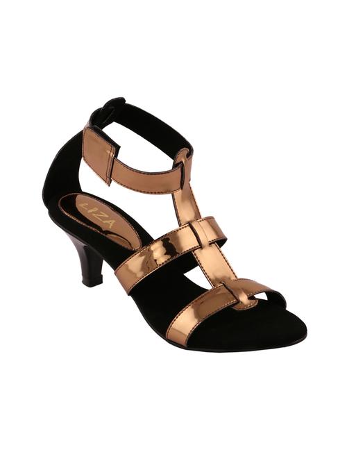 copper leatherette sandal - 10242324 - Very Small Image - 1