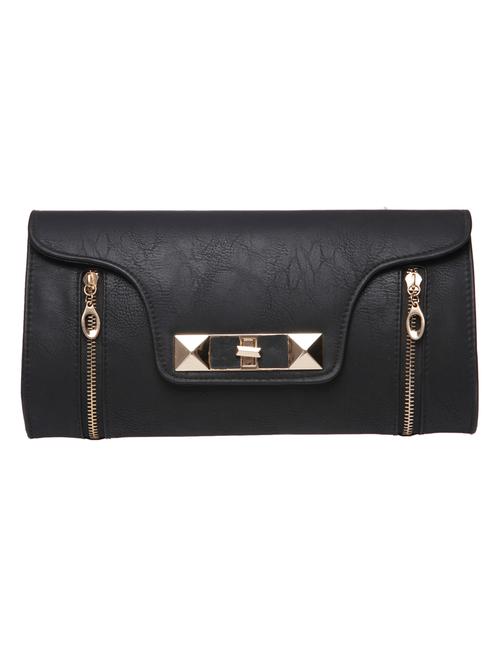 black leatherette handbag - 10250383 - Very Small Image - 1