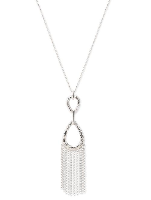 silver metal alloy necklace - 10256027 - Very Small Image - 1