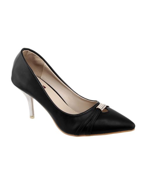 black leatherette pumps - 10257648 - Very Small Image - 1