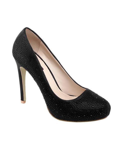 black leatherette pumps - 10257662 - Very Small Image - 1