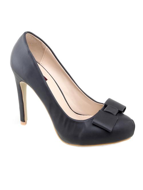 grey leatherette pumps - 10257670 - Very Small Image - 1