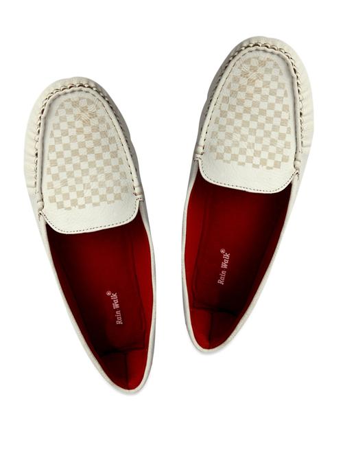geometric print leatherette loafers - 1025783 - Very Small Image - 1