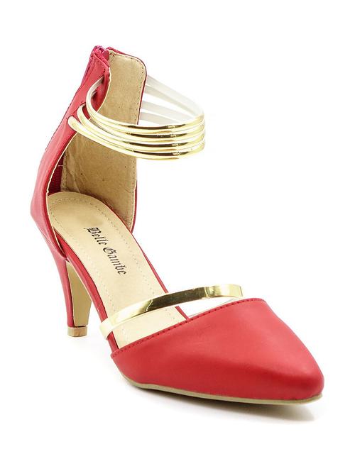 red closed back sandal - 10260076 - Very Small Image - 1