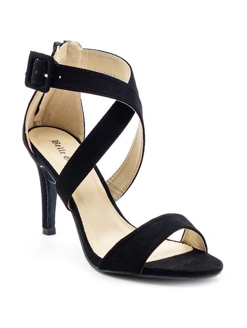 black suede closed back sandal - 10260145 - Very Small Image - 1
