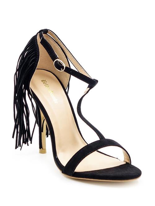 black ankle strap sandal - 10260155 - Very Small Image - 1