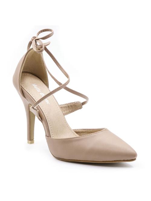 beige leatherette sandal - 10260163 - Very Small Image - 1