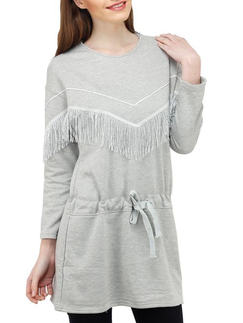 grey polyester top - 10266255 - Very Small Image - 1