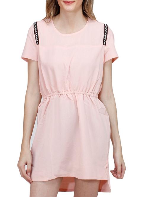 light pink polyester dress - 10266375 - Very Small Image - 1