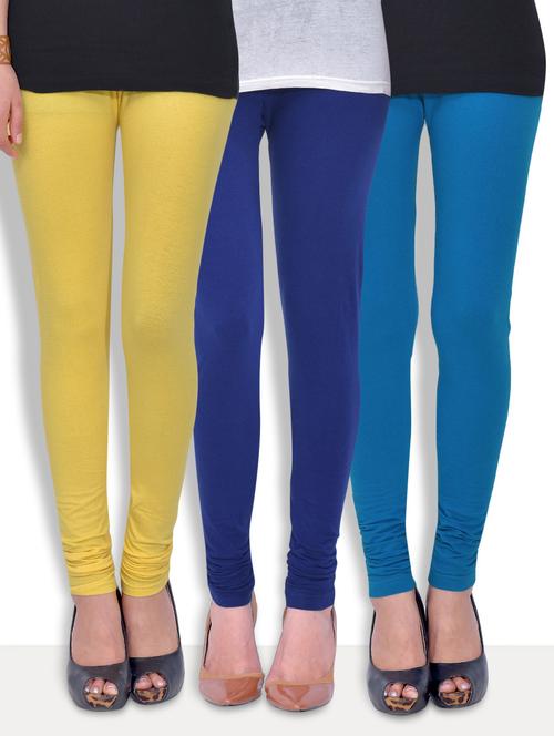 multi colored lycra leggings - 10268395 - Very Small Image - 1
